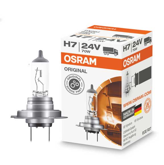 OSRAM ORIGINAL BULB H7 Halogen, 24V 70W Spotlight 64215