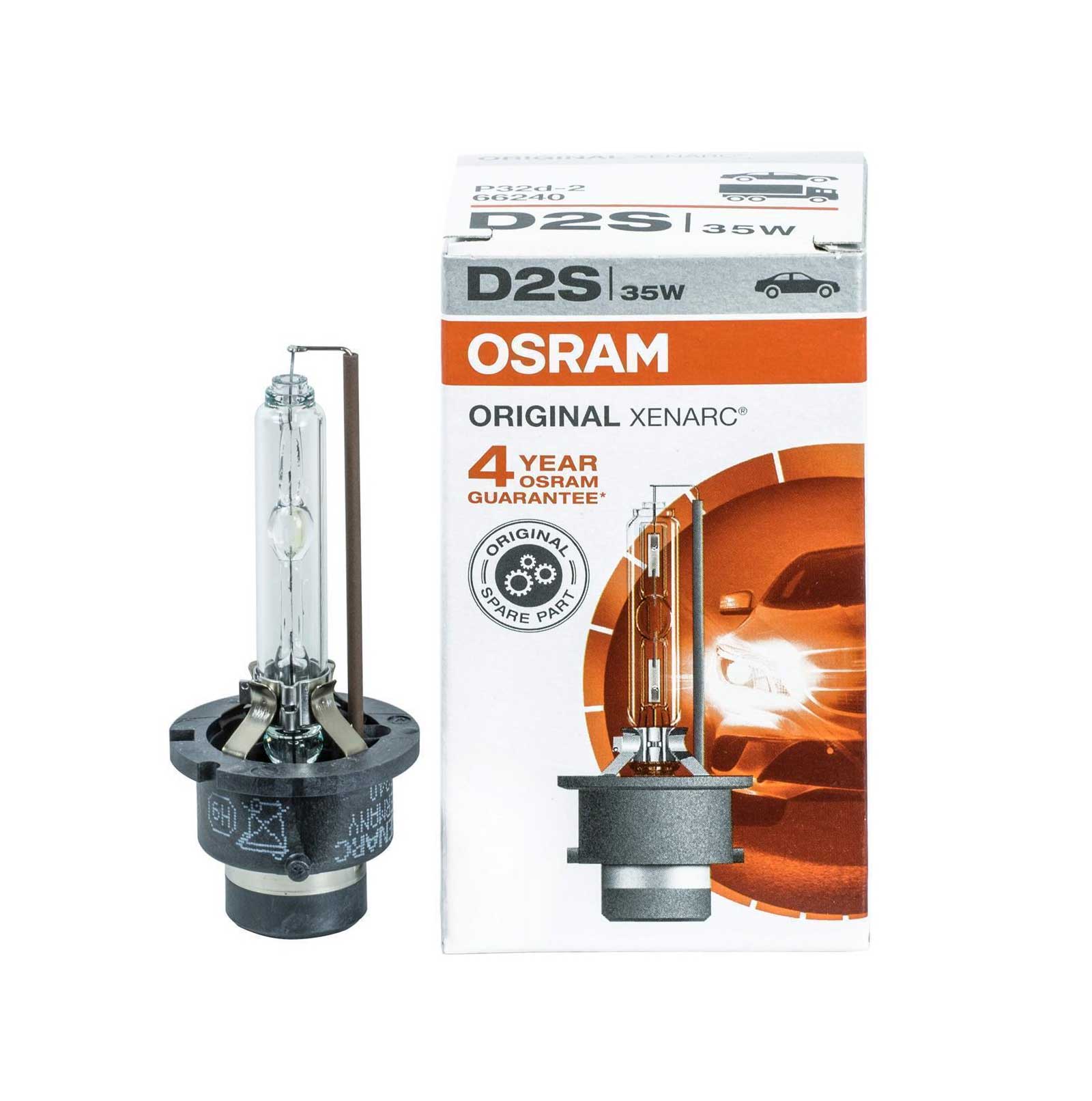 D2S: Osram Xenarc 4300K Standard HID OEM Bulb 66240 (Pack of 1)