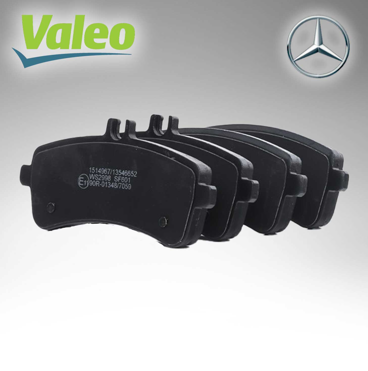 Valeo BRAKE PADS MERCEDES C- SERIES C205 (670900) (Val#670900) For Mercedes Benz 0084200720