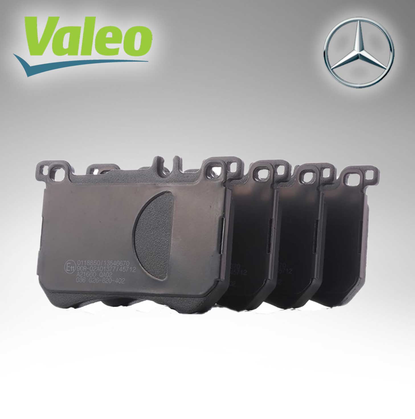 Valeo BRAKE PADS MERCEDES S- SERIES W222 (Val#671538) For Mercedes Benz 0084203520