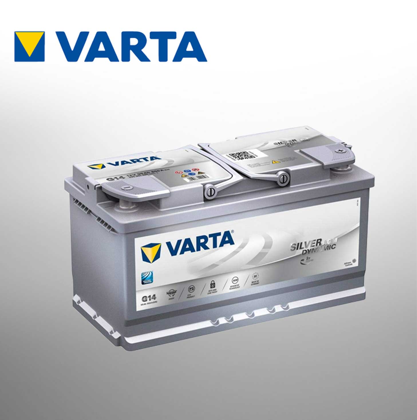 Varta AGM Silver Dynamic G14 95AH Battery