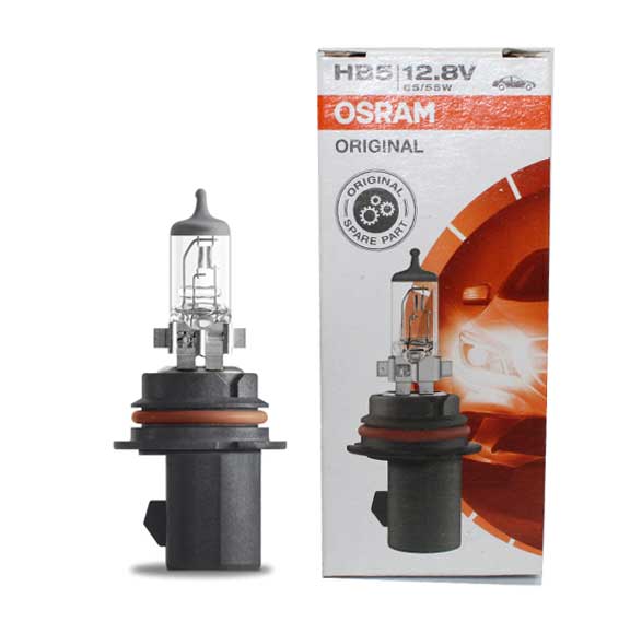 OSRAM ORIGINAL Car Halogen Headlight HB5, (12.8V, 60/55W), PX29t 3200K Auto Bulb Standard Hi/lo Beam 9007